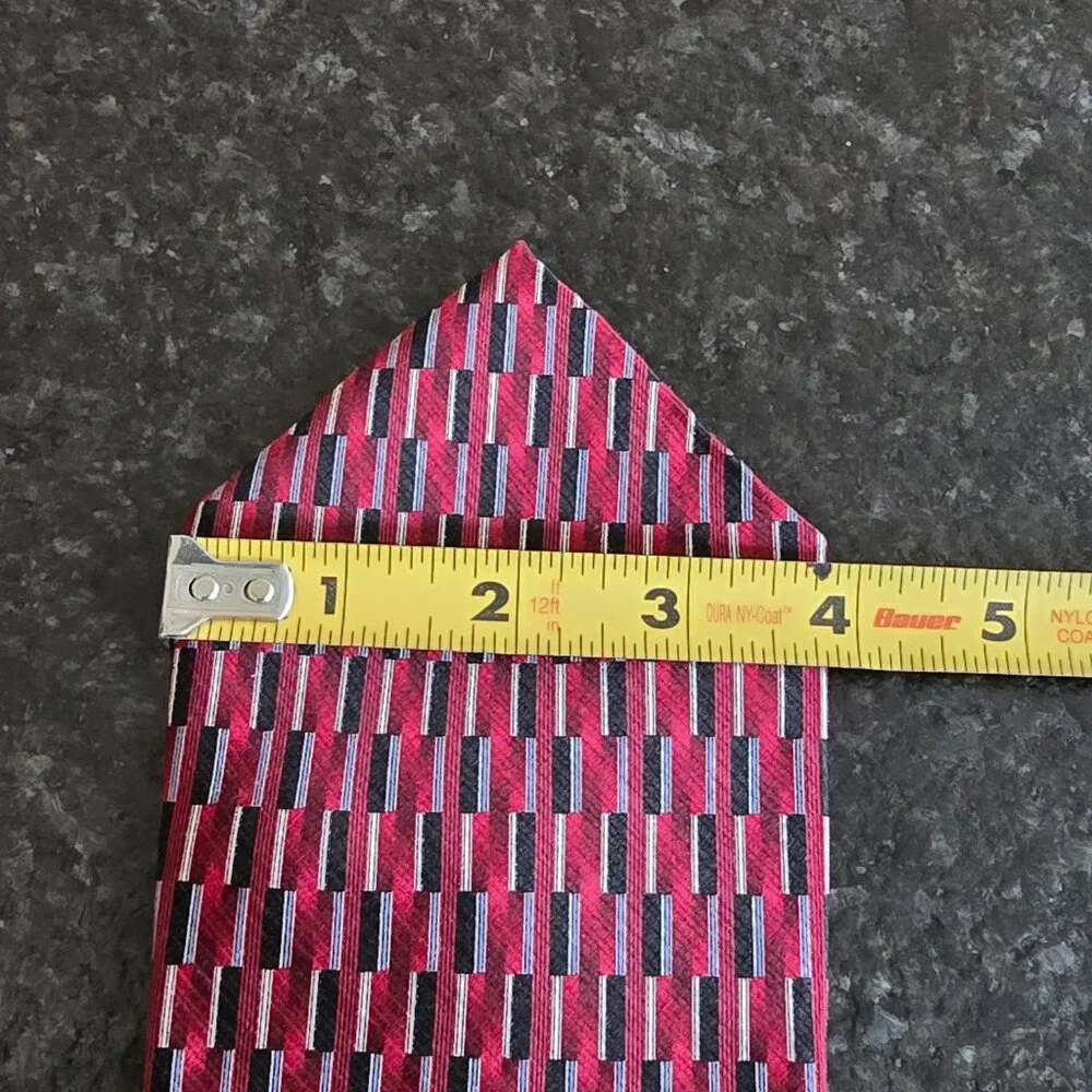 Stafford Men's Tie, 100% Silk, Extra Long